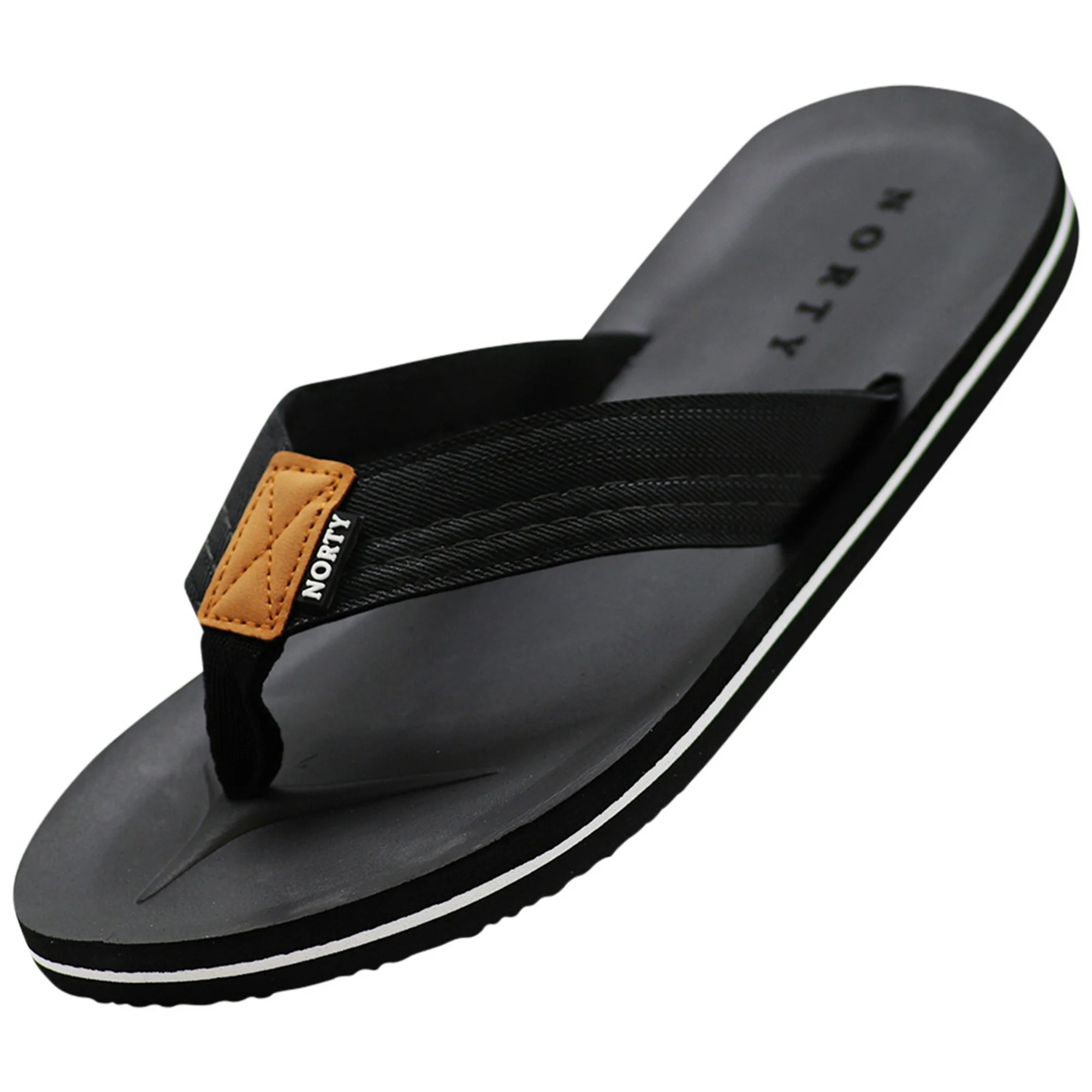 NORTY - Men's Flip Flop Sandal Black (11067)